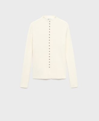 Women's Fine Rib Knit Cardigan