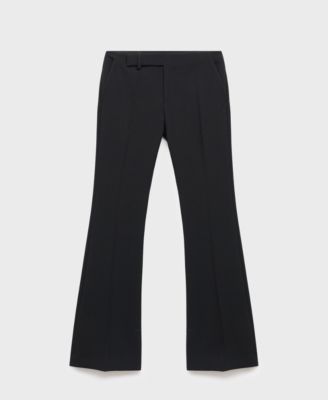 MANGO - Women's Mid-Rise Flare Pants