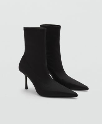 MANGO - Women's Heel Sock Boots