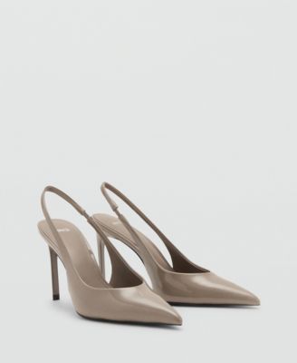 MANGO - Women's Patent Heeled Shoes