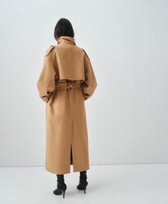 Women's Double-Breasted Wool Coat
