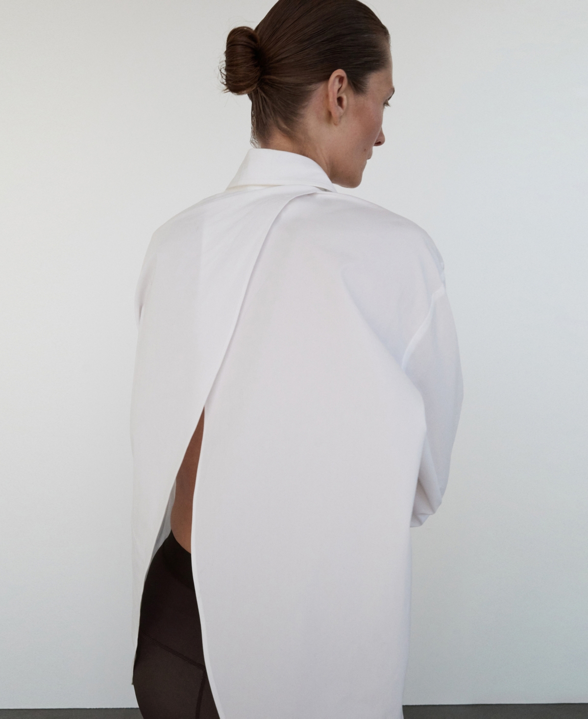 Mango Women's Crossed Back Oversized Shirt