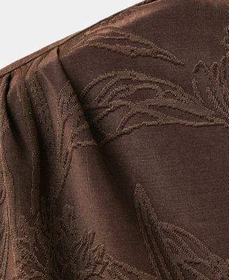 Women's Jacquard Floral-Print Top