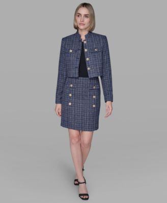 Women's Muti Textured Tweed Jacket