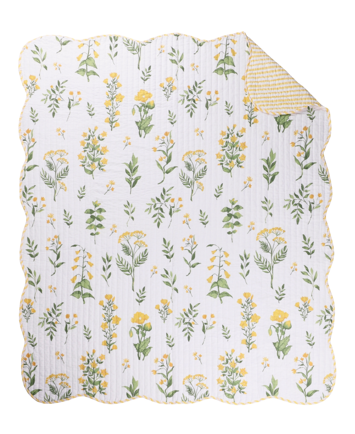 Levtex Daffodil Reversible Quilted Throw, 50" x 60"
