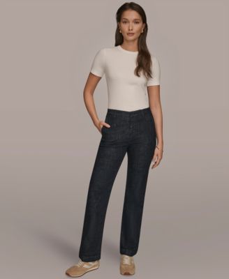 Women's Mid Rise Modern Trousers