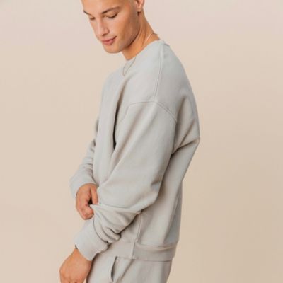Men’s Organic Cotton Teddy Oversized Crewneck