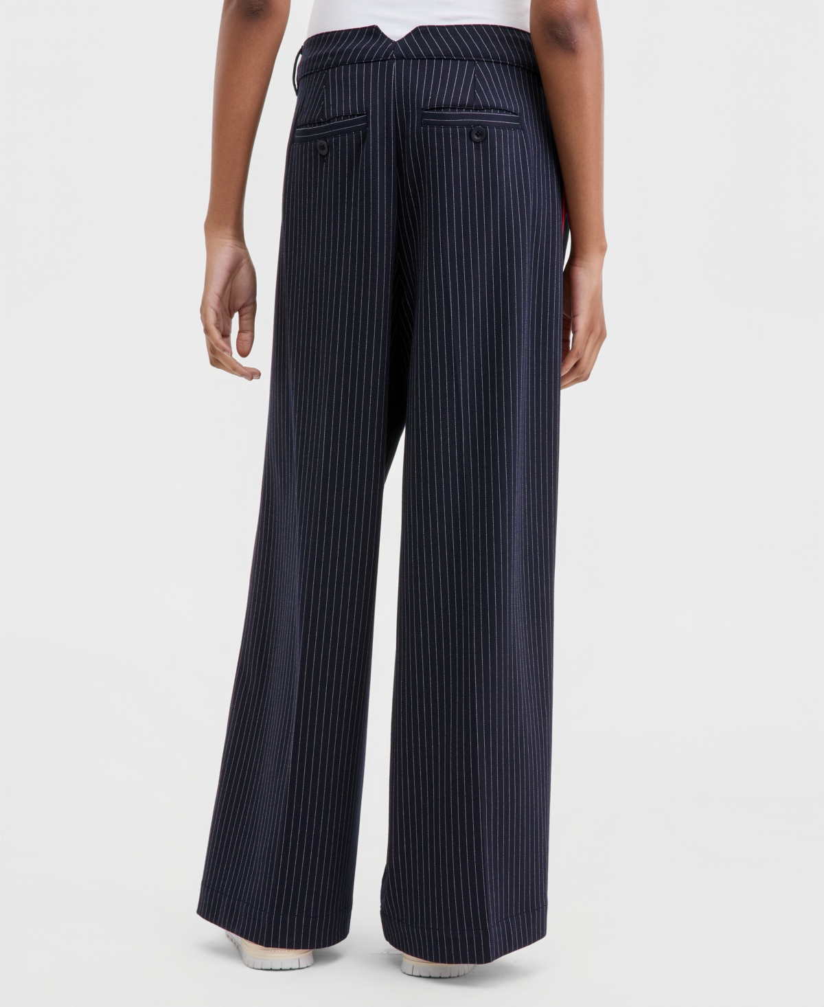 Liverpool Los Angeles Women's Wide-Leg Pleated Trousers