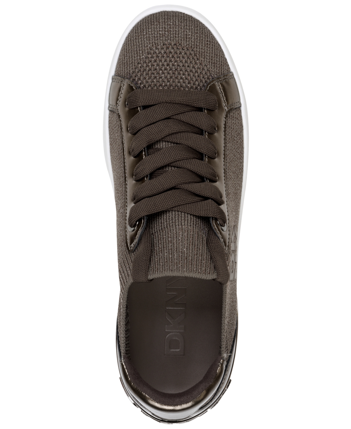 Dkny Women's Mallory Lace-up Sneakers In Brown