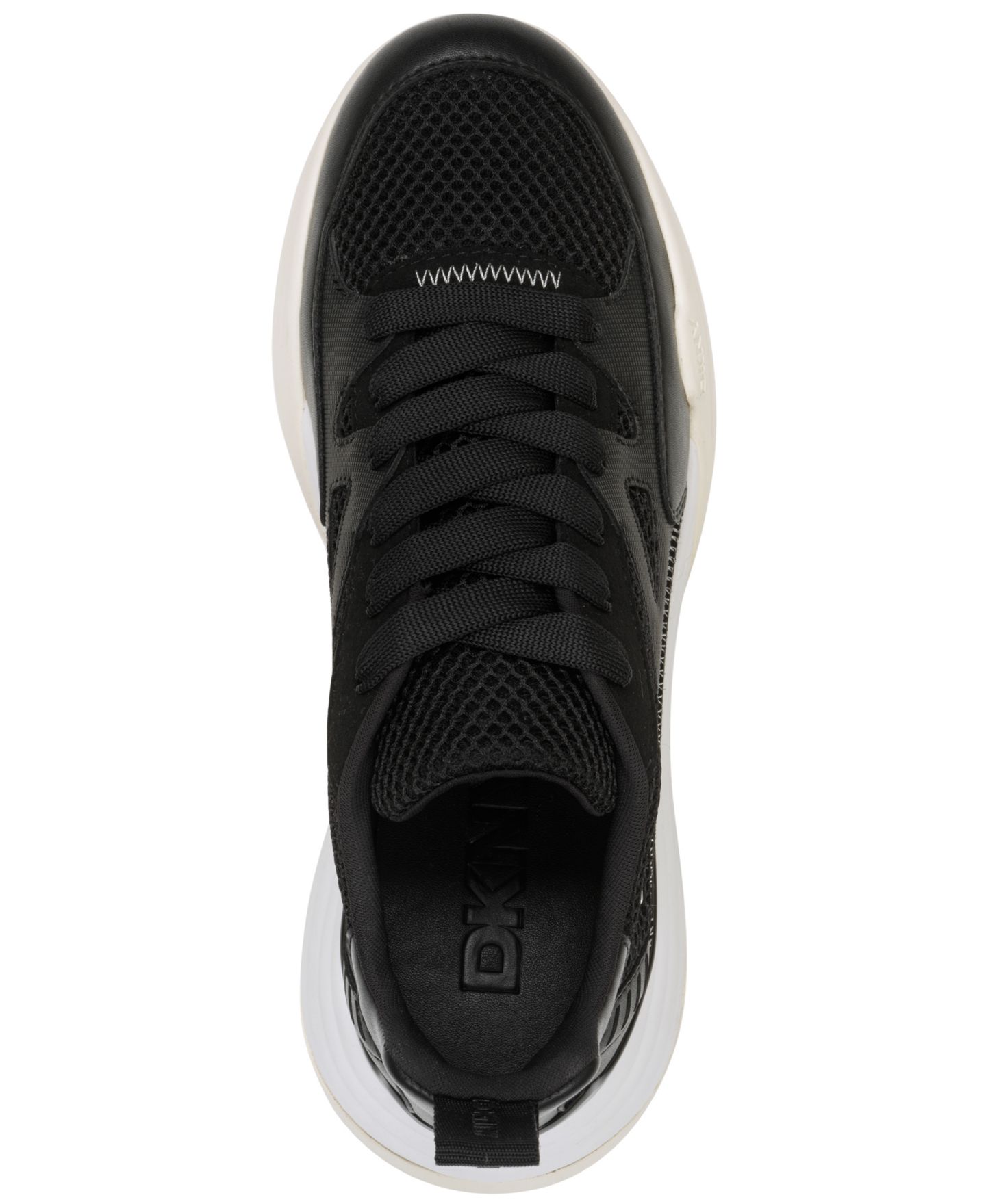 Женские кроссовки DKNY Zanira Lace-Up, цвет: Чёрный — фото 4