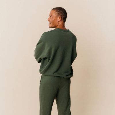 Men’s Organic Cotton Teddy Oversized Crewneck
