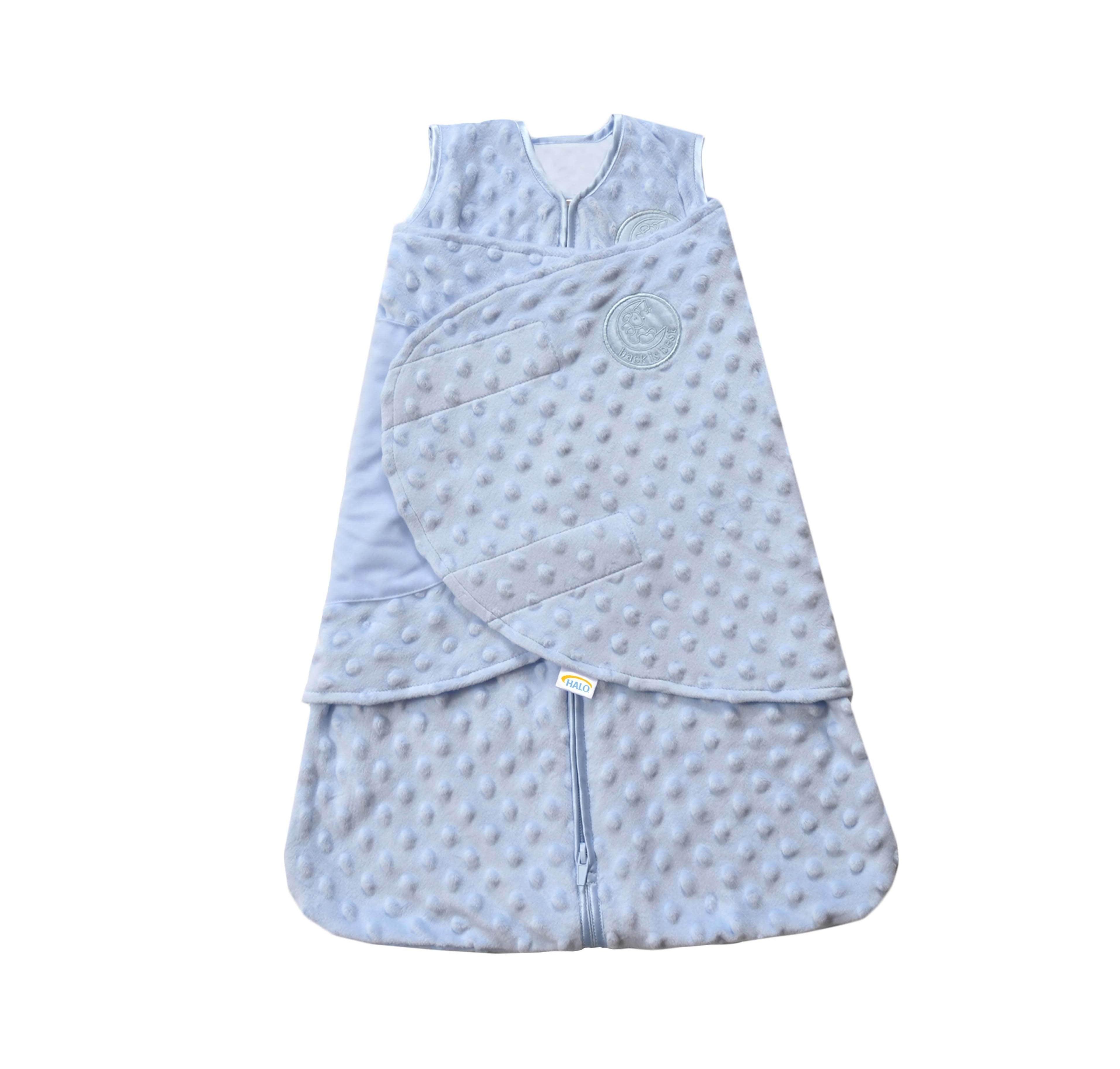 Halo Baby Plush Dots Velboa 3.0 Tog Sleepsack Swaddle