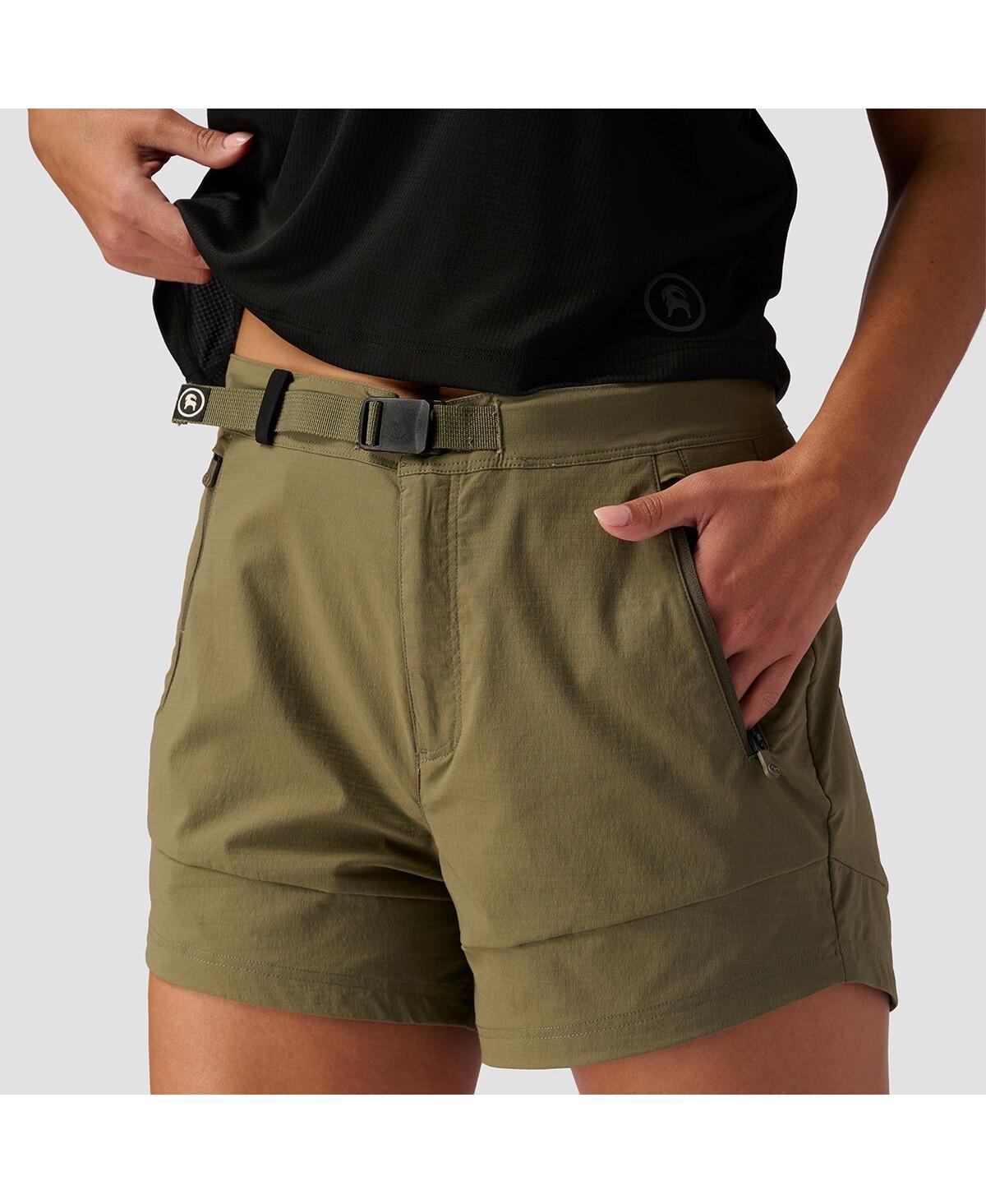 Backcountry Women's Wasatch Ripstop 3.5in Short Performance Shorts In Green