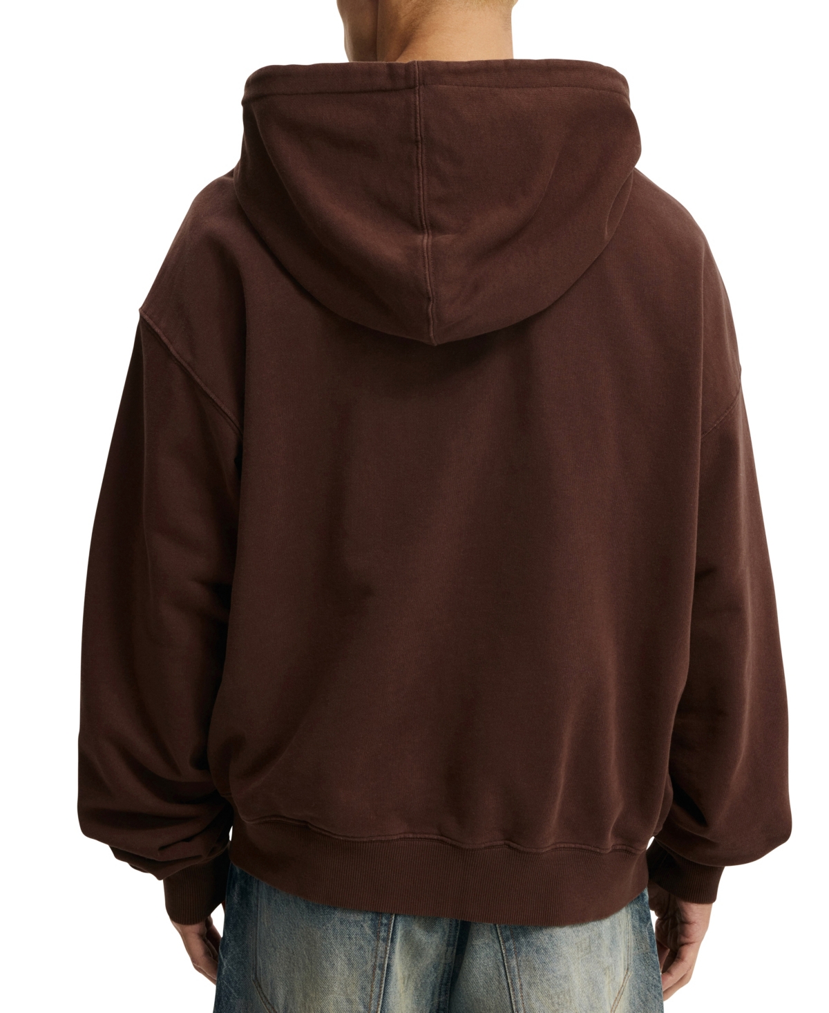 Cotton On Men's Cropped Zip Up Hoodie
