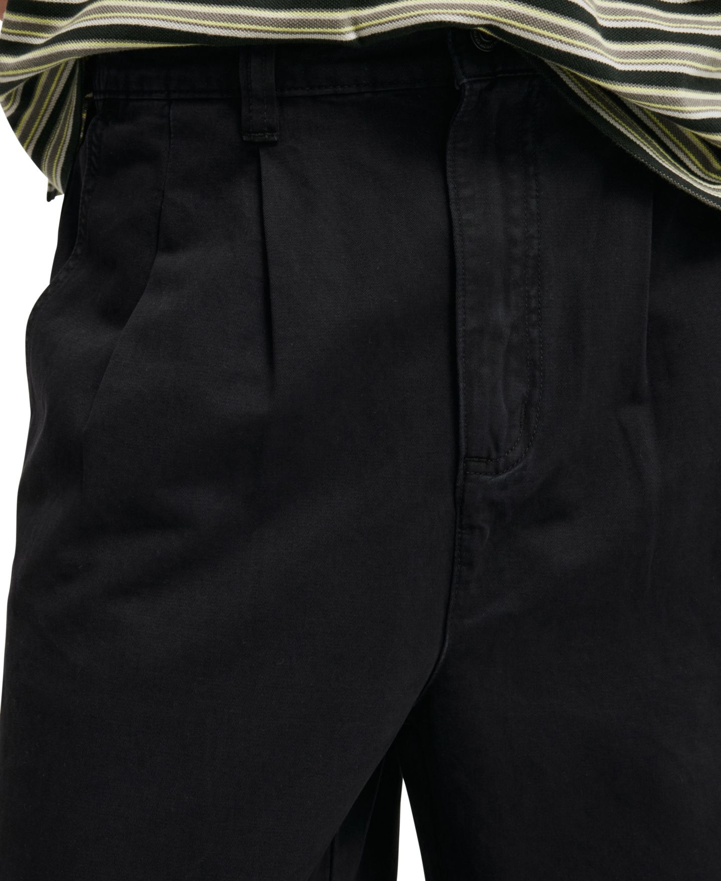Мужские брюки COTTON ON Super Baggy Pleated Pant, цвет: Чёрный — фото 3