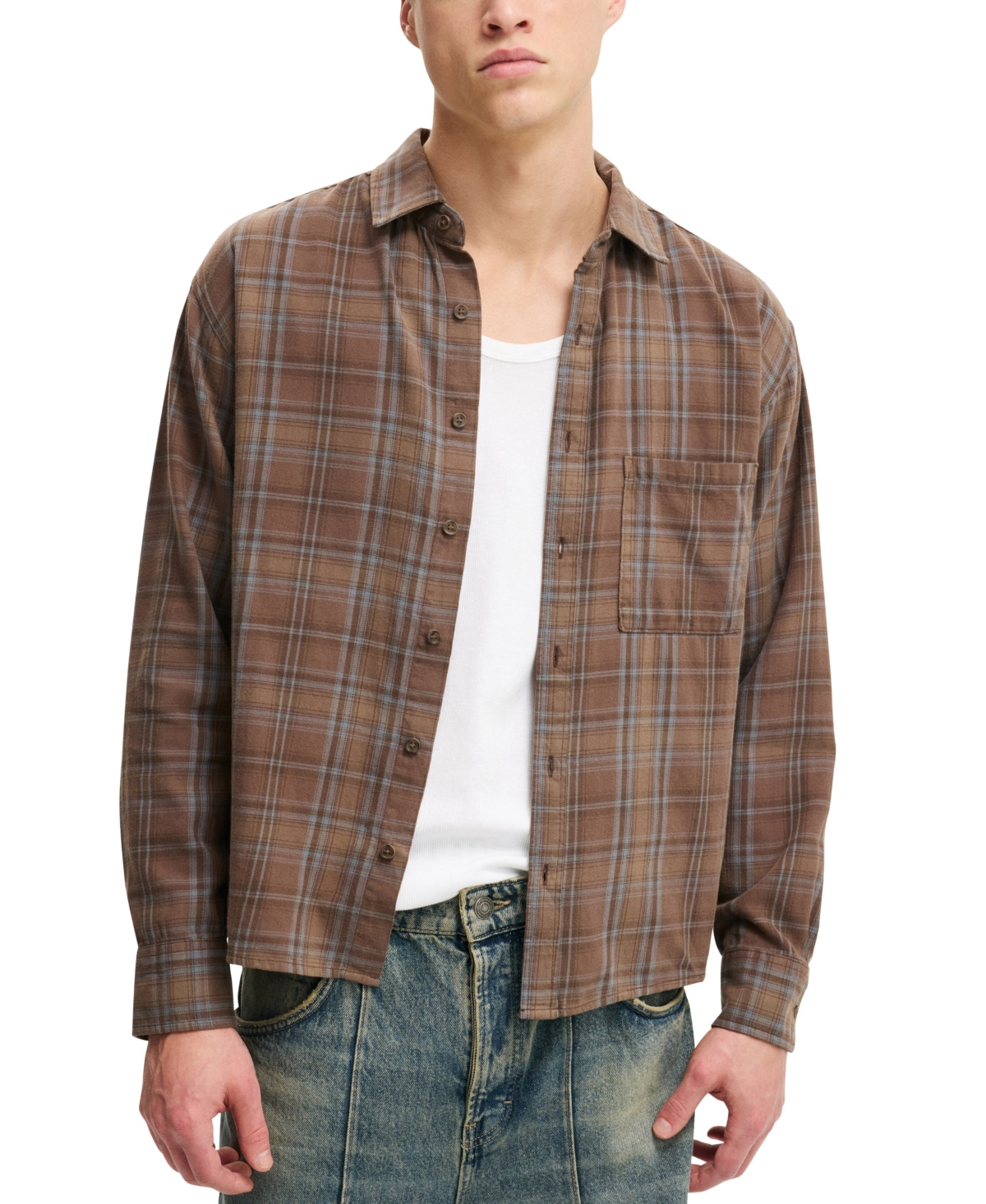 Cotton On Men's Tribeca Long-Sleeve Shirt