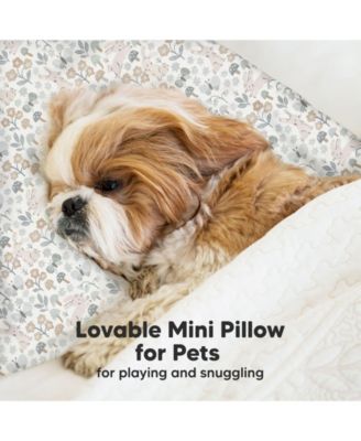 Mini Toddler Pillow and Pillowcase for Crib, 9x13 Small Pillow for Toddler, Kids Travel Pillow