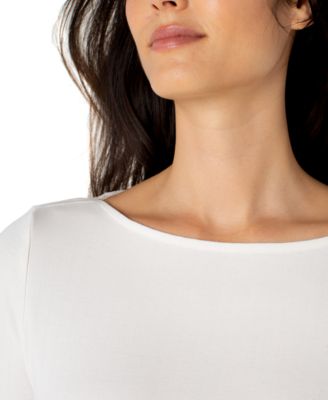 Women's Boat-Neck Long-Sleeve Knit Top