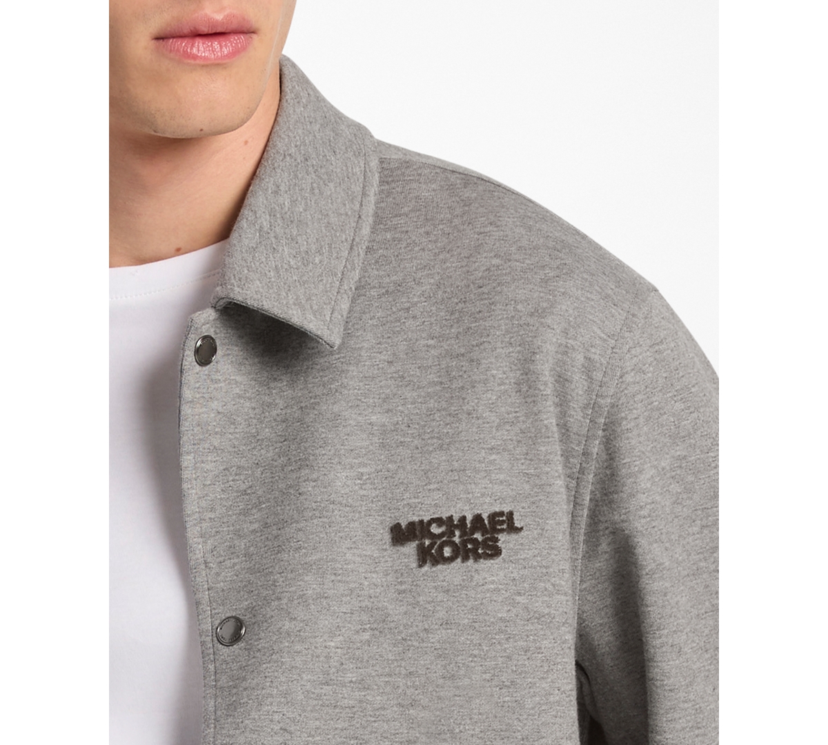 Michael Kors Men's Collared Long Sleeve Jacket