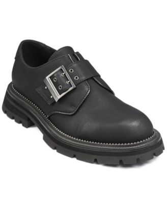 KARL LAGERFELD PARIS - Men's Pebble Monk Strap Shoes