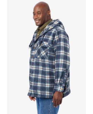 Big & Tall Brawny Snap Shirt Jacket