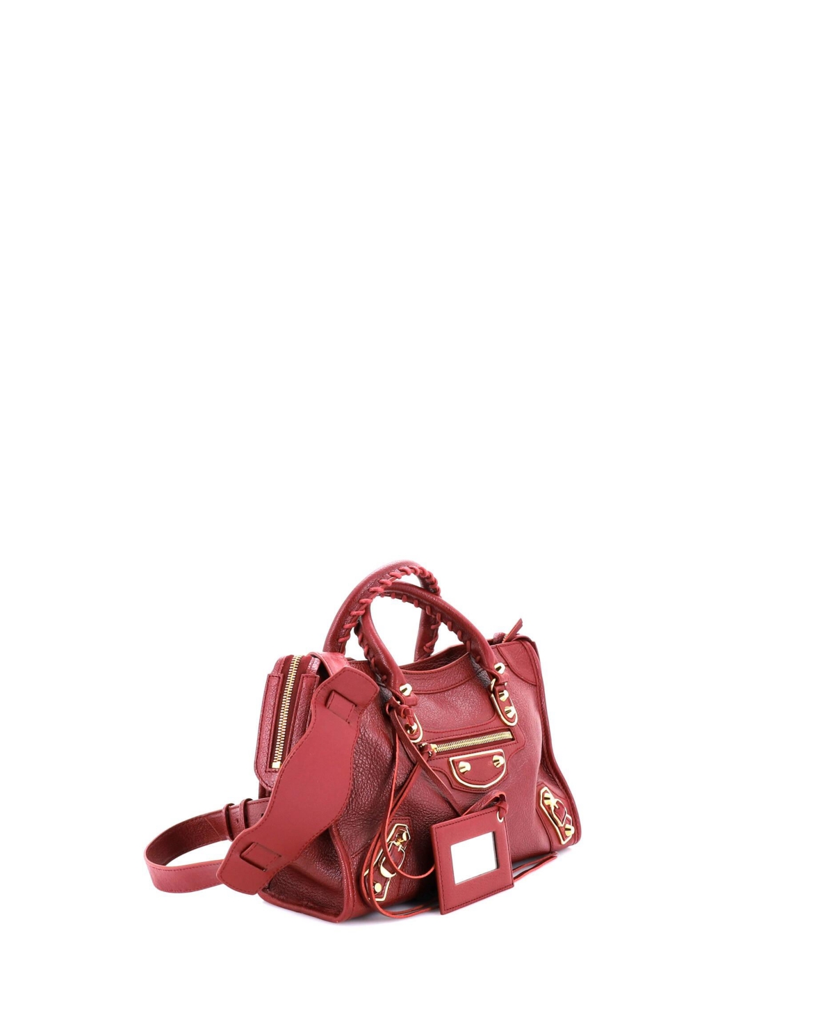 Pre-Owned Balenciaga Small City Classic Metallic Edge Bag Leather