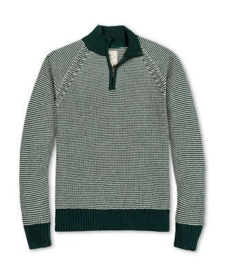 Men's Organic Half Zip Ski Pullover Sweater