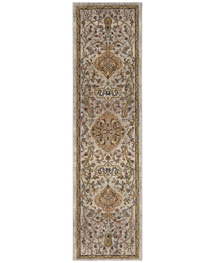 Karastan Spice Market Carthage Cream 2'4" x 7'10" Runner Rug Macy's