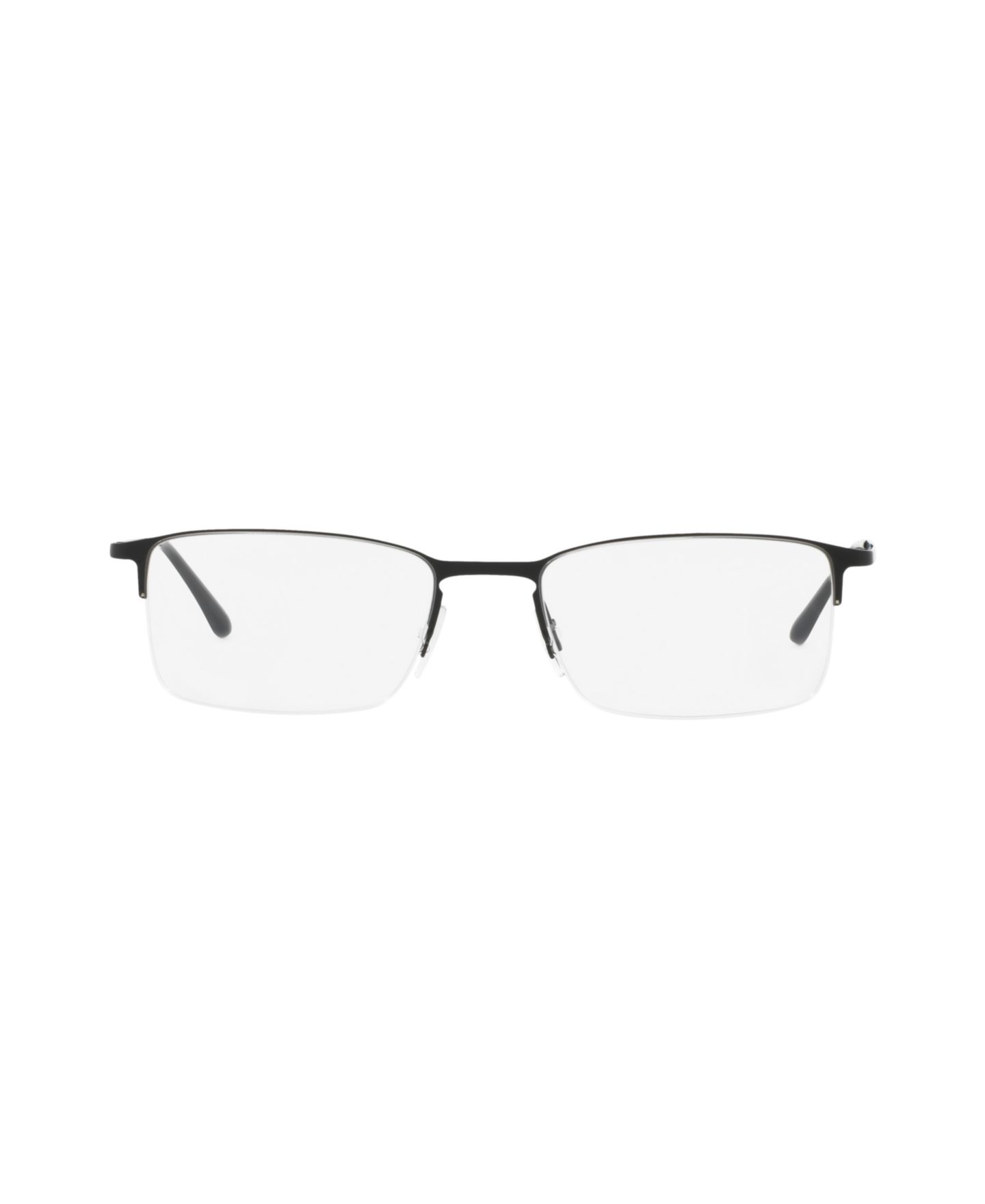 Мужские очки Giorgio Armani Man Rectangle Metal AR5010 Eyeglasses, цвет: Матовый чёрный — фото 2