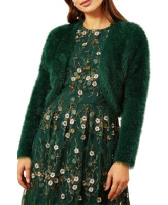 Women's Eyelash Knit Bolero