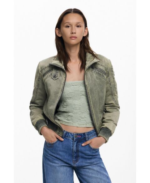 Женские куртки Desigual Women's Short jacket with waistband