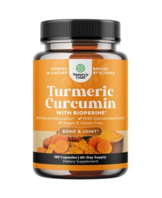 Turmeric Curcumin with Bioperine Capsules, 180ct