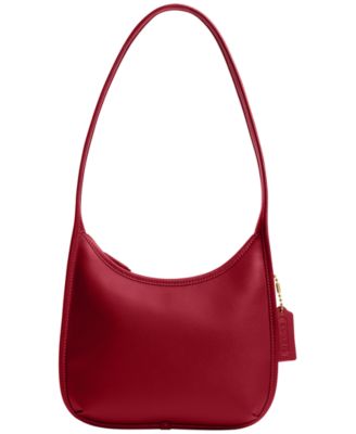Curve Zip Small Leather Shoulder Bag