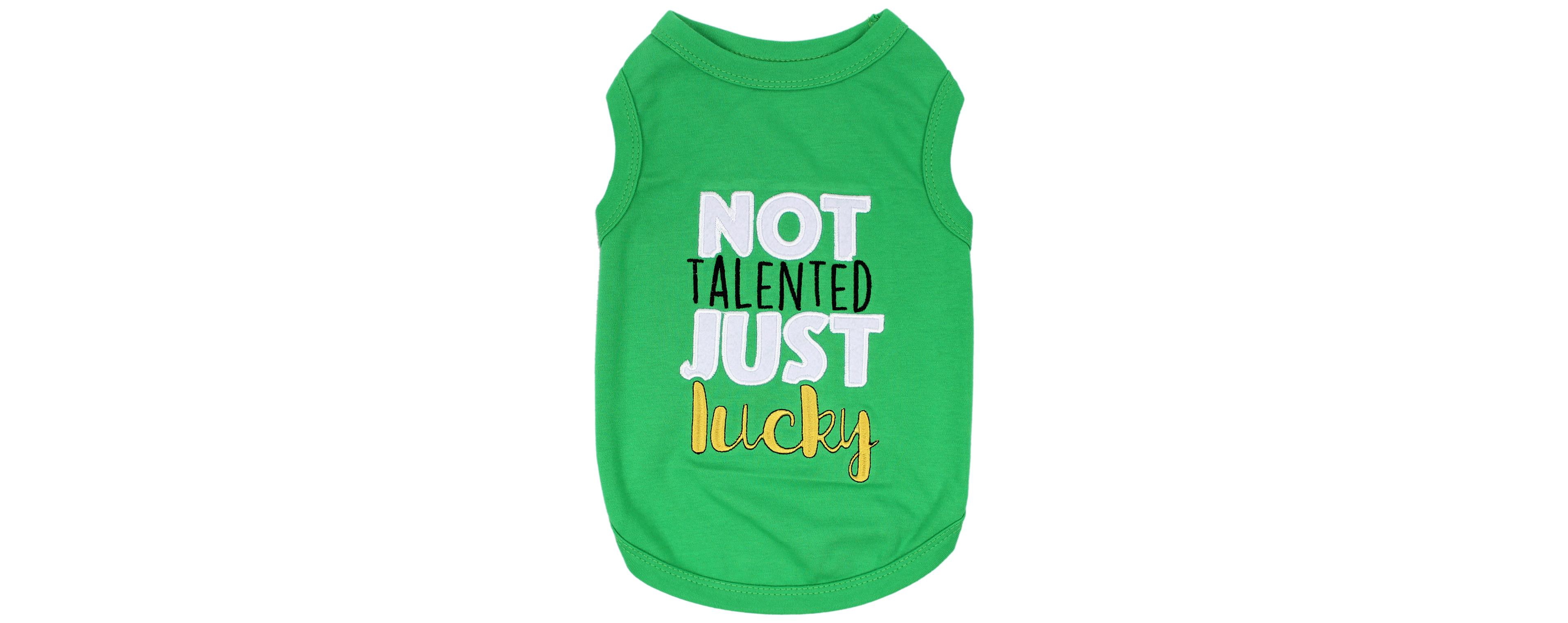 Parisian Pet Not Talented Just Lucky Dog and Cat Tee