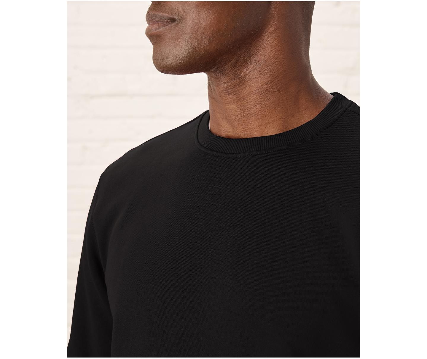 Женская толстовка Pact Cloud Brushed Fleece Crew, цвет: Чёрный — фото 3