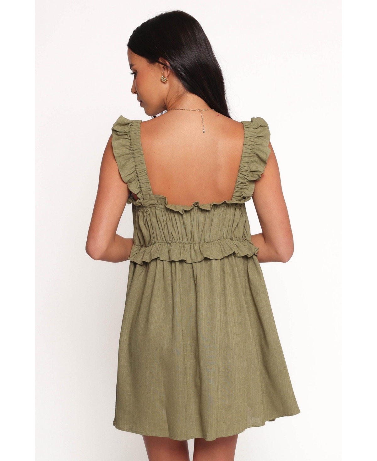 Petal and Pup Women's Orion Frill Strap Mini Dress