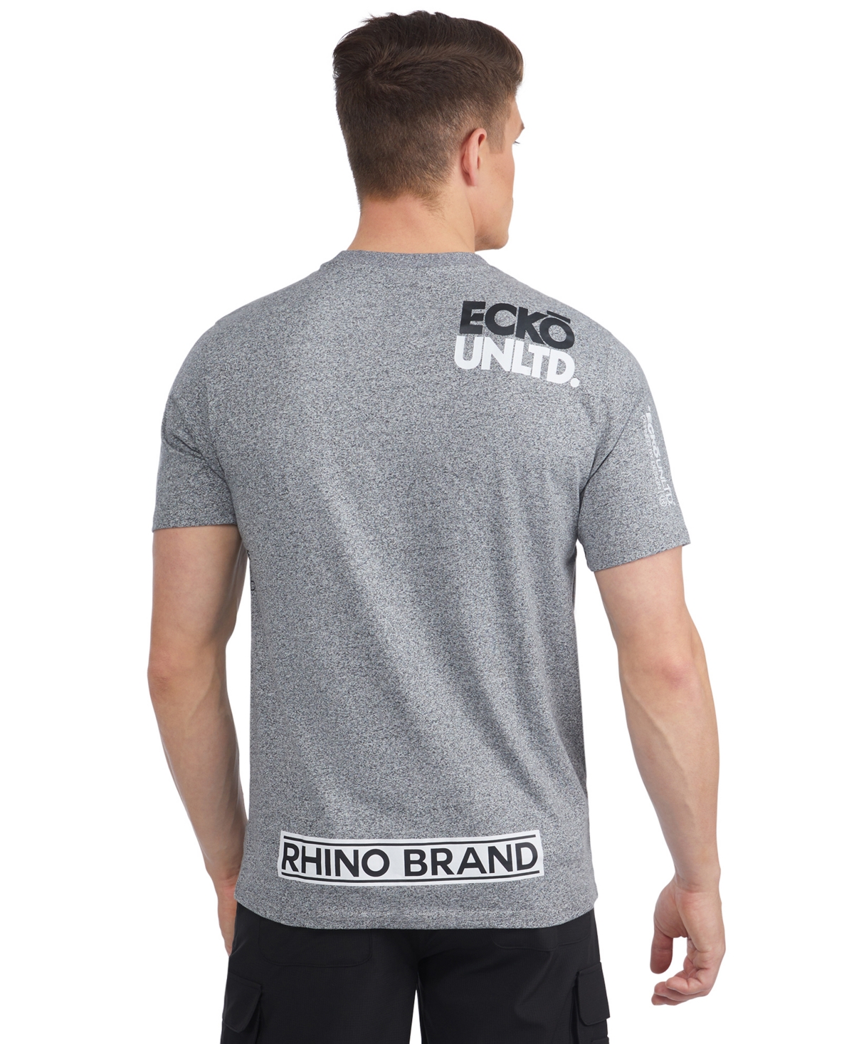 Ecko Unltd Men's Patched Up Varsity Short Sleeve Knit T-Shirt