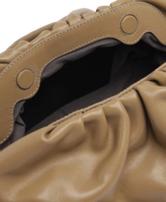 Elizabeth Medium Leather Snap Button Handbag