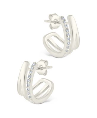 Sterling Silver Harlowe Claw Studs