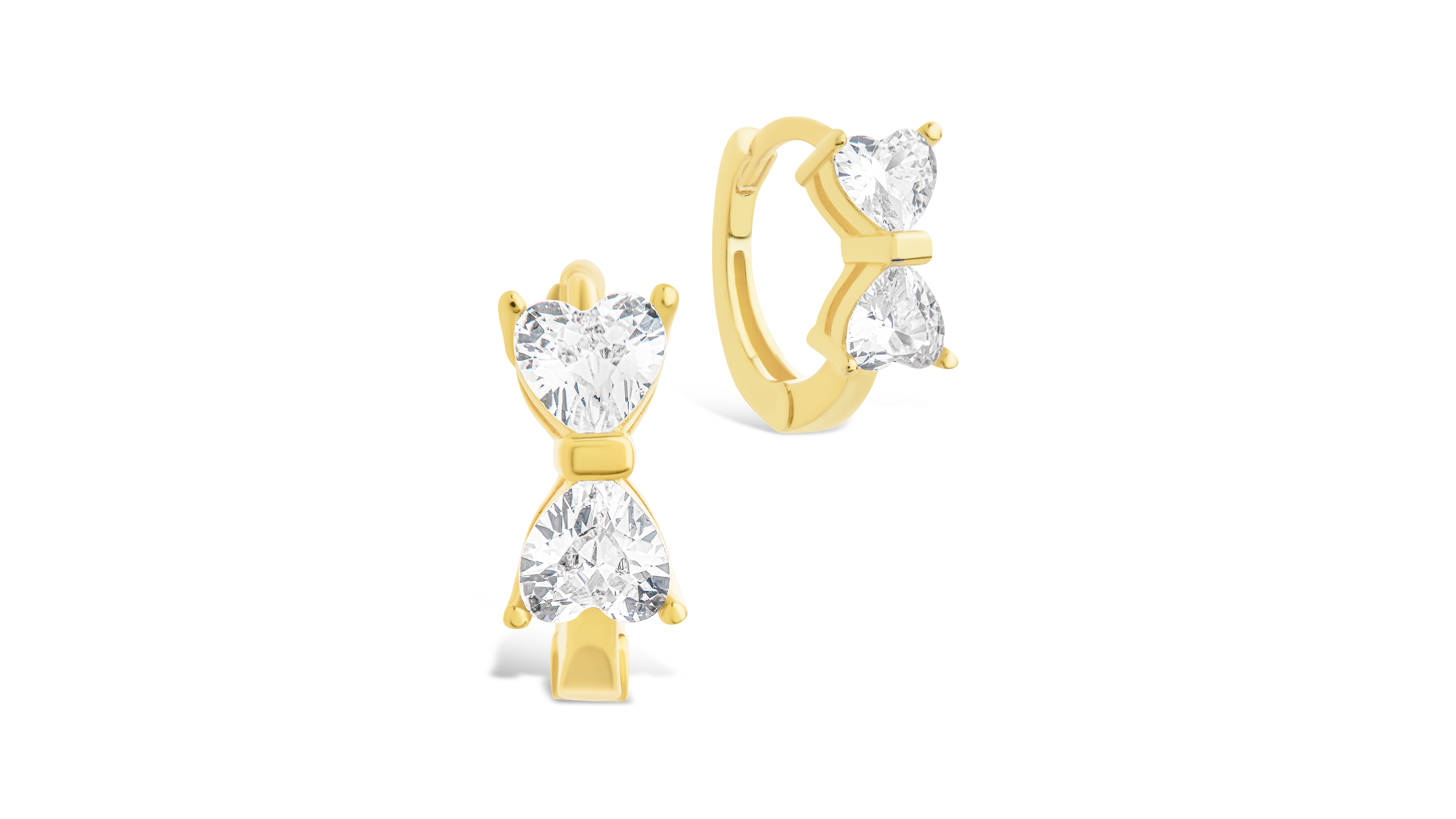 Sterling Forever Sterling Silver Ravenna Cz Micro Hoop Earrings