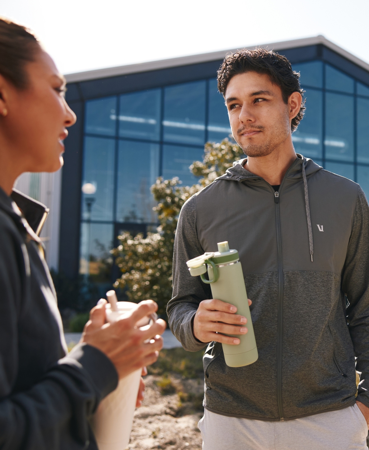 Takeya Sport 22 Oz. Triple-insulated Water Bottle With Spout Lid In Green