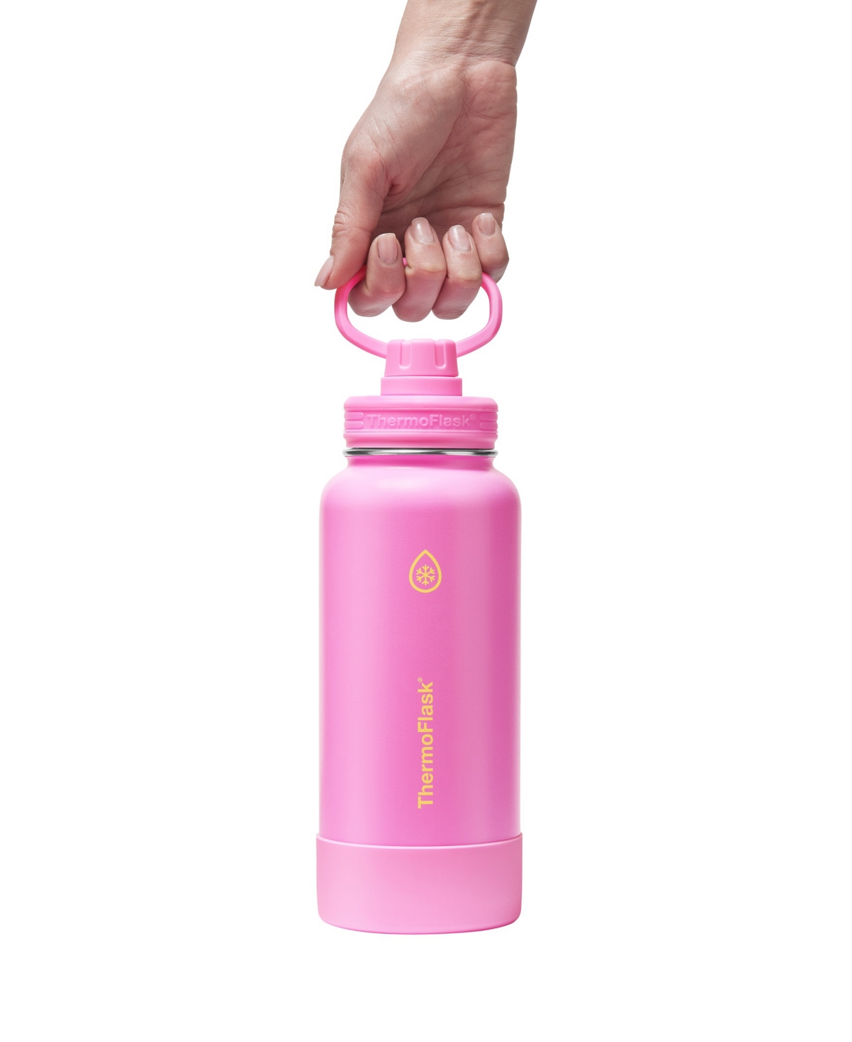 Thermoflask 32 Oz. Double Wall Vacuum Insulated Water Bottle With Spout Lid In Pink