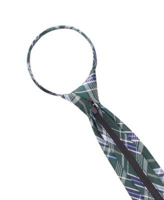Boys' Pre-Tied Plaid Pattern Tie