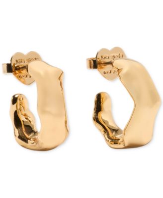 kate spade new york - Gold-Tone Huggies Hoops Earrings