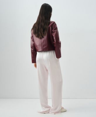 Women's Selection Leather Buttons Jacket