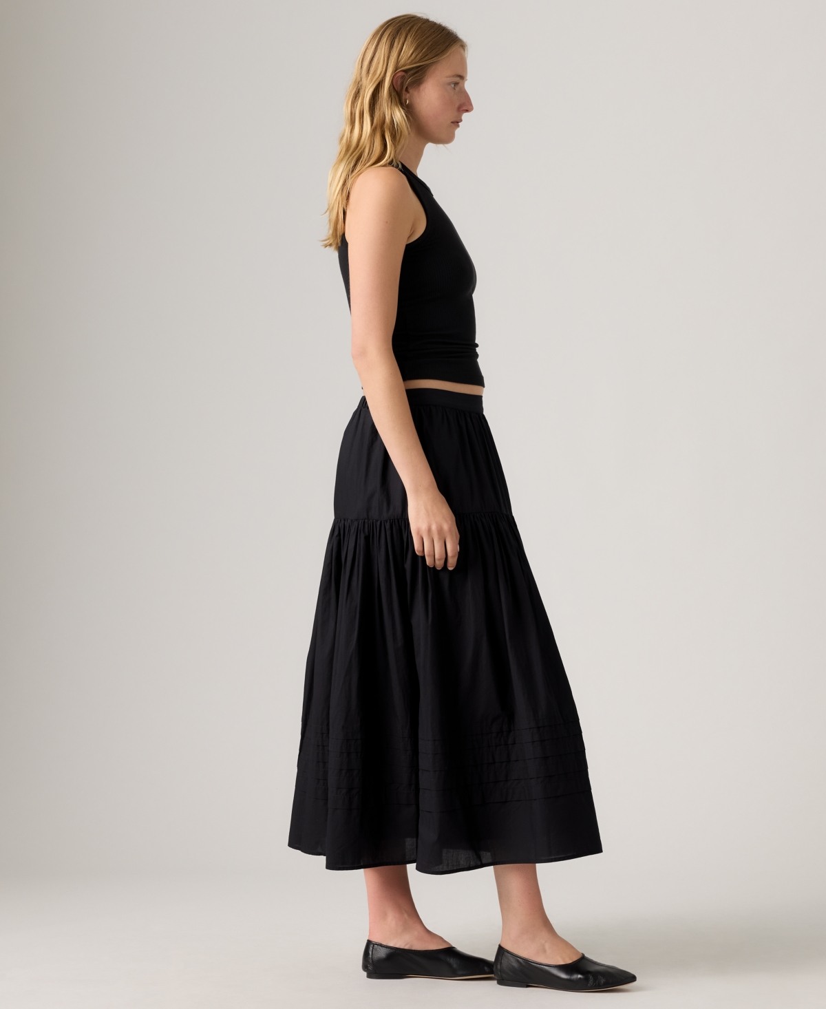 Levi's Women's Becca Tiered A-Line Skirt