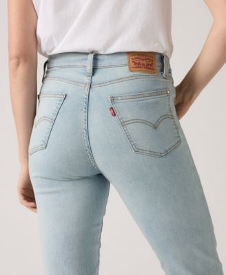 Women's 724 High Rise Rhinestone Button Fly Straight Leg Jeans