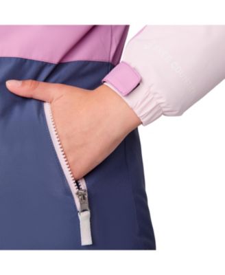 Girls Color Block Boarder Jacket