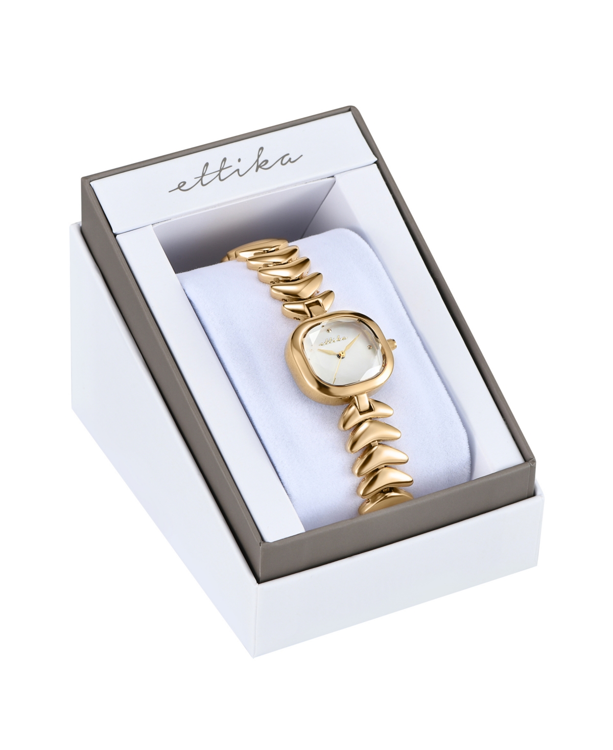 Ettika Metal Moderna Gold Plated Bracelet Watch, 80mm