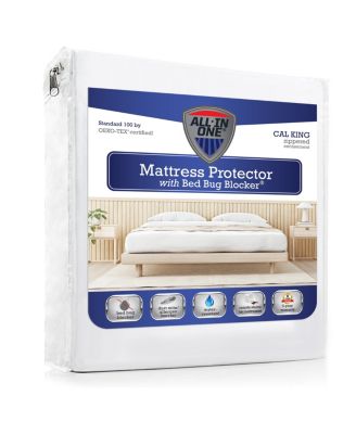 Bed Bug Blocker Zippered Mattress Cover, California King